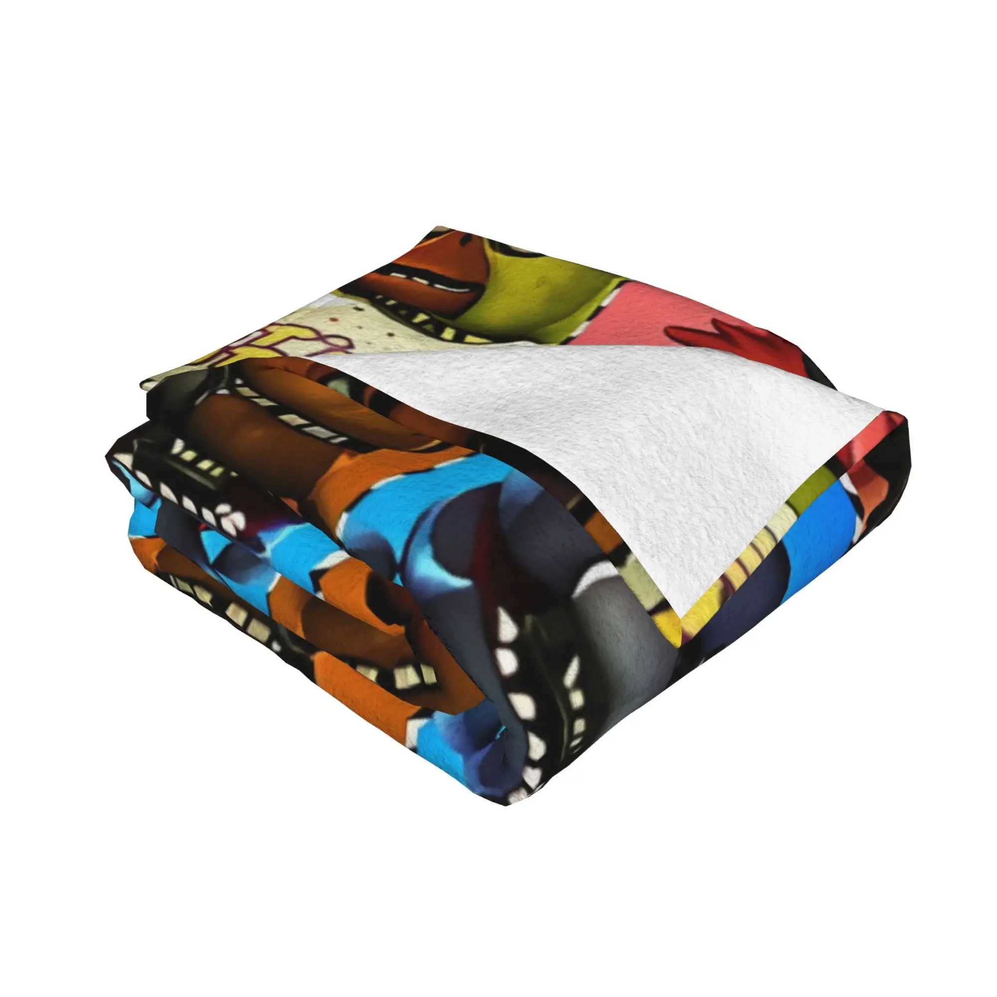 1PC home Cute Room Decor Fnaf Security Breach Blanket Throw Blanket Five Nights At Freddys Novelty Warm Blanket All Season
