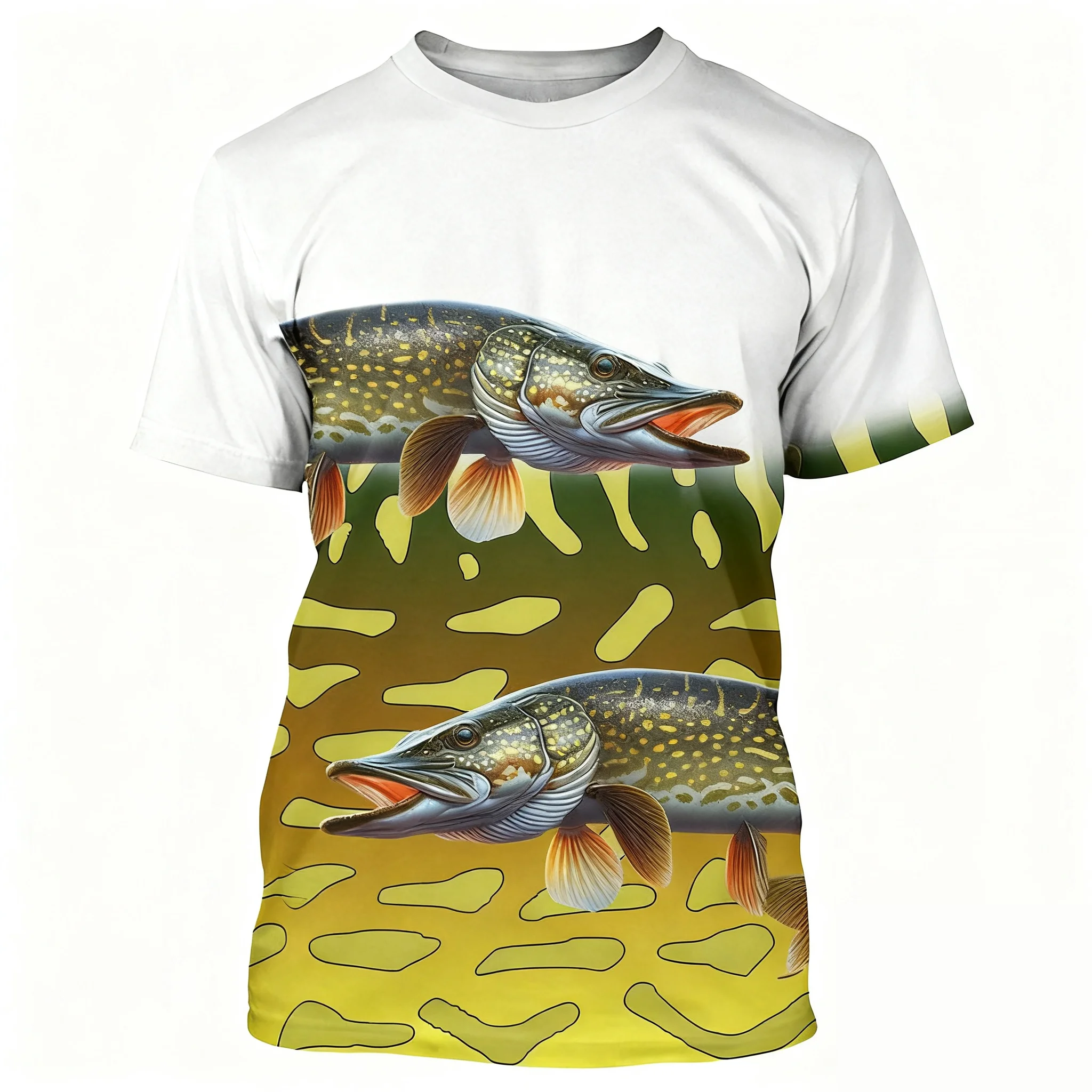 

Синяя рубашка для рыбалки судака с принтом, свободная рубашка для рыбалки с короткими рукавами, быстросохнущая, впитывающая пот, удобная спортивная одежда для рыбалки