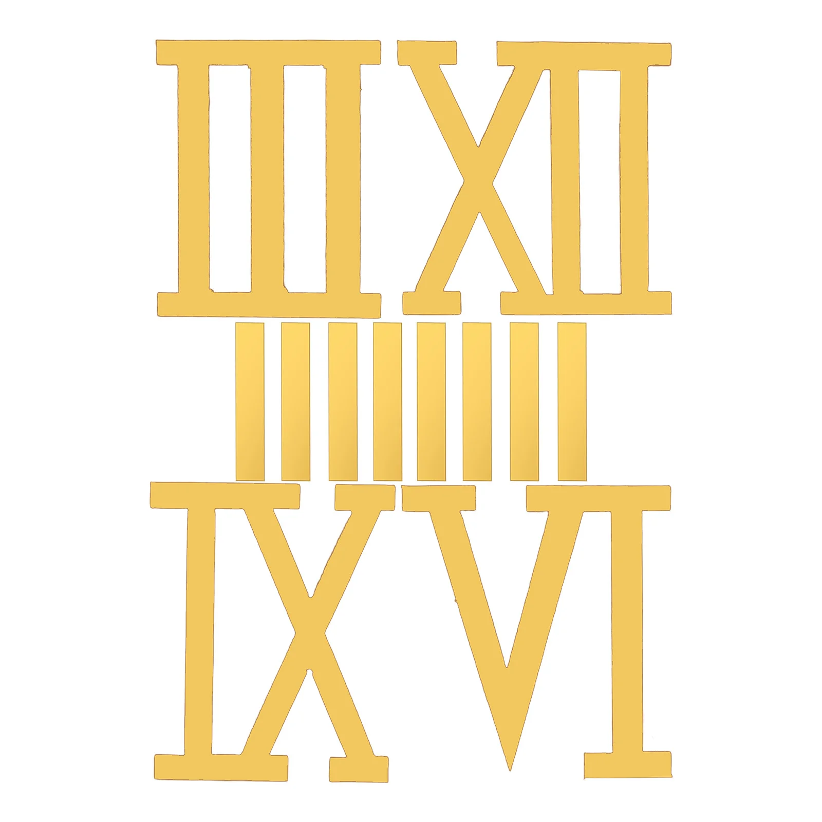 

12Pcs Digital Clock Numbers DIY Wall Decor Minimalist Acrylic Timepiece for Kitchen Living Room Bathroom Office Home