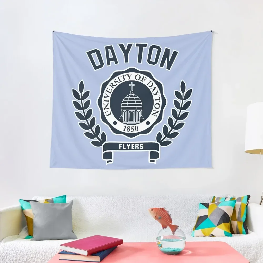 

University of Dayton Ohio Crest Dome Tapestry Home Decorating Bedroom Decor Decorative Wall Murals Tapestry