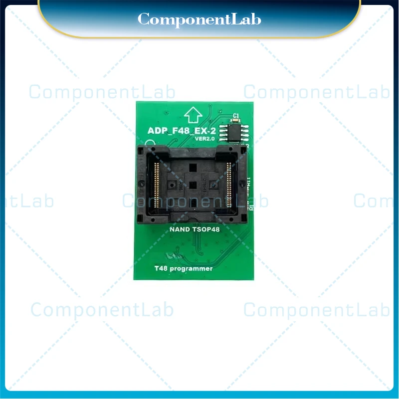 T48 programmer special adapter burner NAND Flash TSOP48 chip read and write test