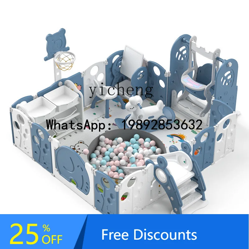 WL babyhek kruipkussen beschermend babyparadijs opvouwbaar binnenhek voor huisveiligheid