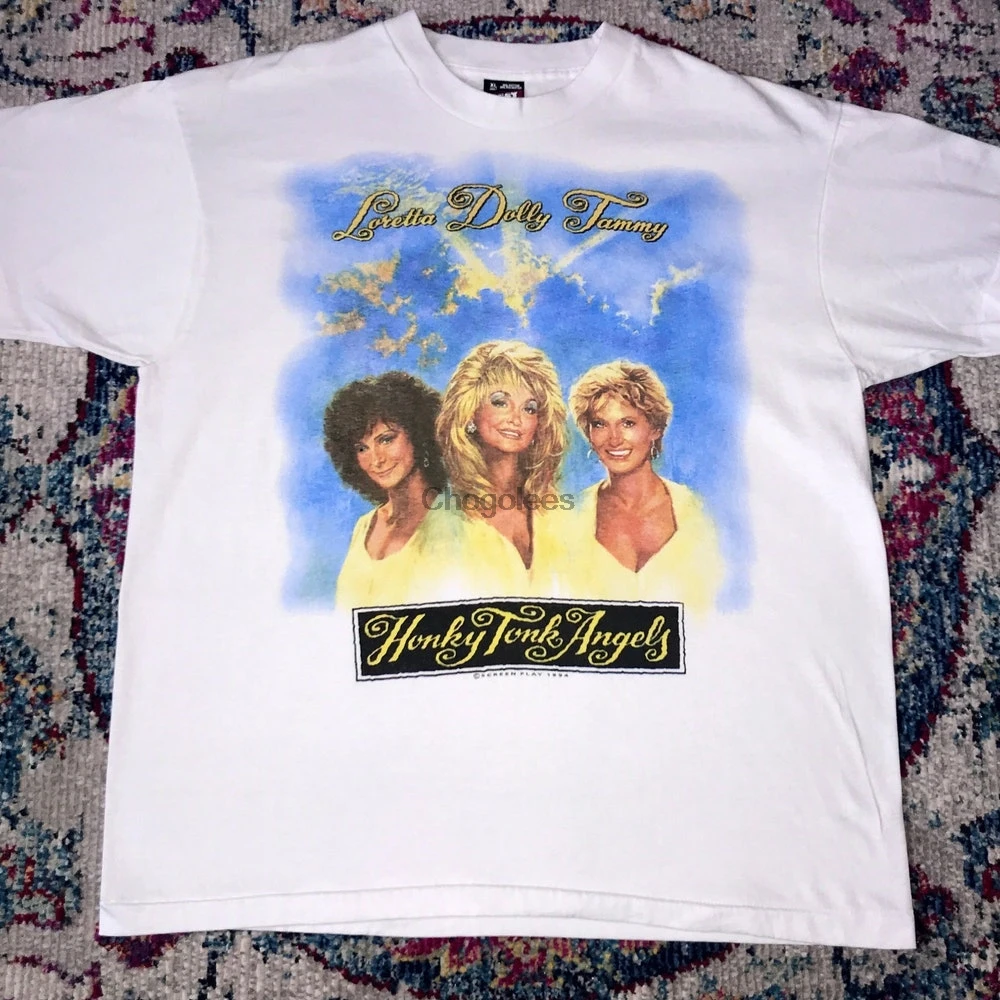 Vintage 1994 Dolly Parton Loretta Lynn and Tammy Wynette Honky Tonk Angels Shirt size XL