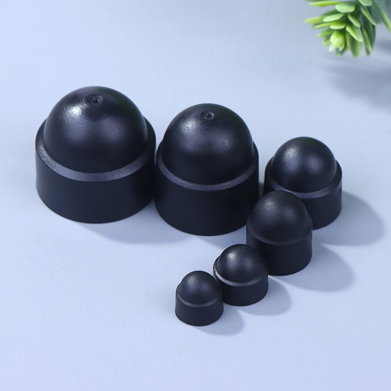 10Pcs M4 M5 M6 M8 M10 M12 Bolt Nut Dome Protection Caps Covers Exposed Hexagon Plastic Screw Protection Covers