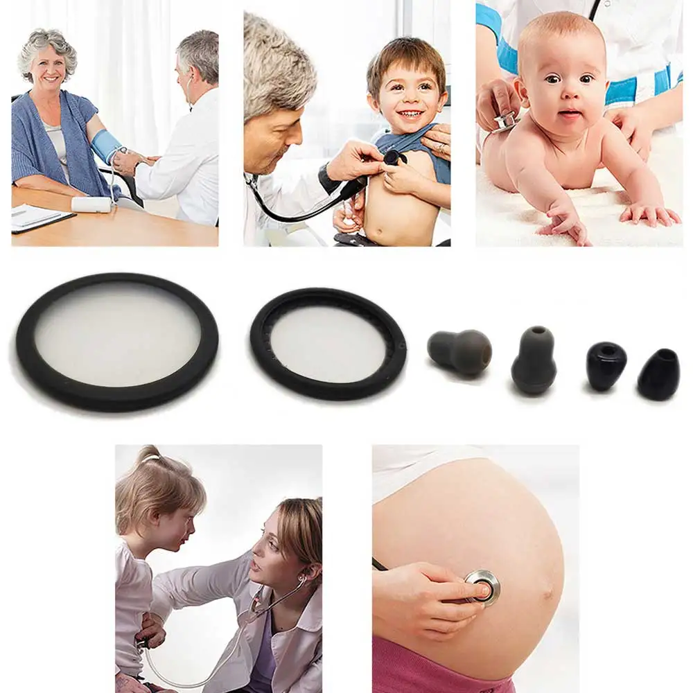 1Set Durable Soft Silicone Earplugs/diaphragm/children Suspension Diaphragm Stethoscope Vibrating Membrane Frequency Conversion