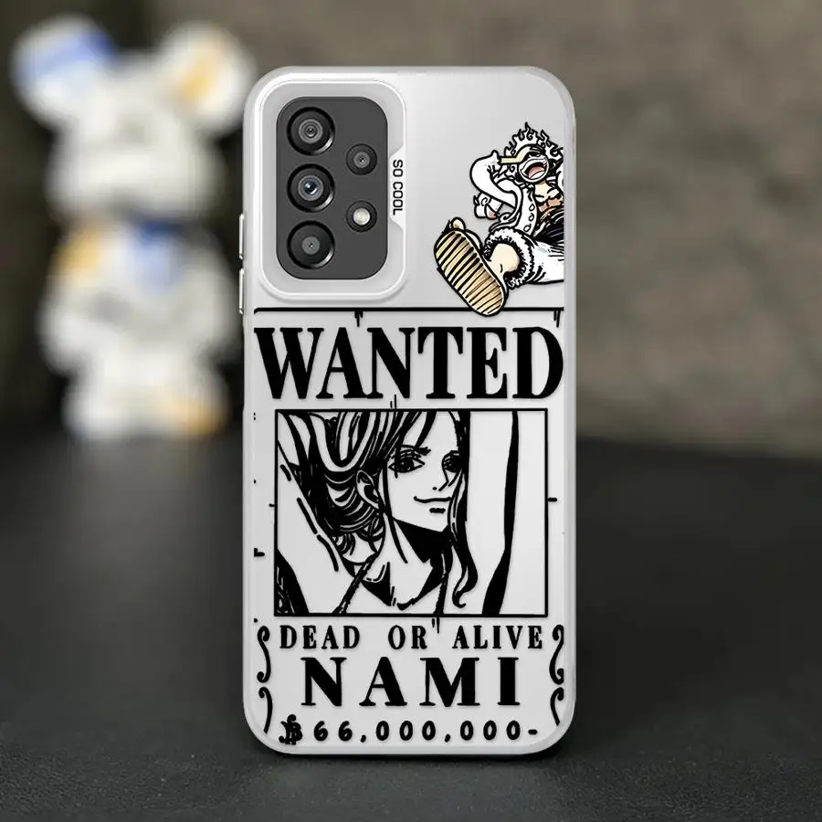 حافظة لهاتف سامسونج جالاكسي A26 A36 A73 A71 A54 A51 A56 A55 A72 A53 A52 A35 غلاف ناعم قطع أنيمي #6