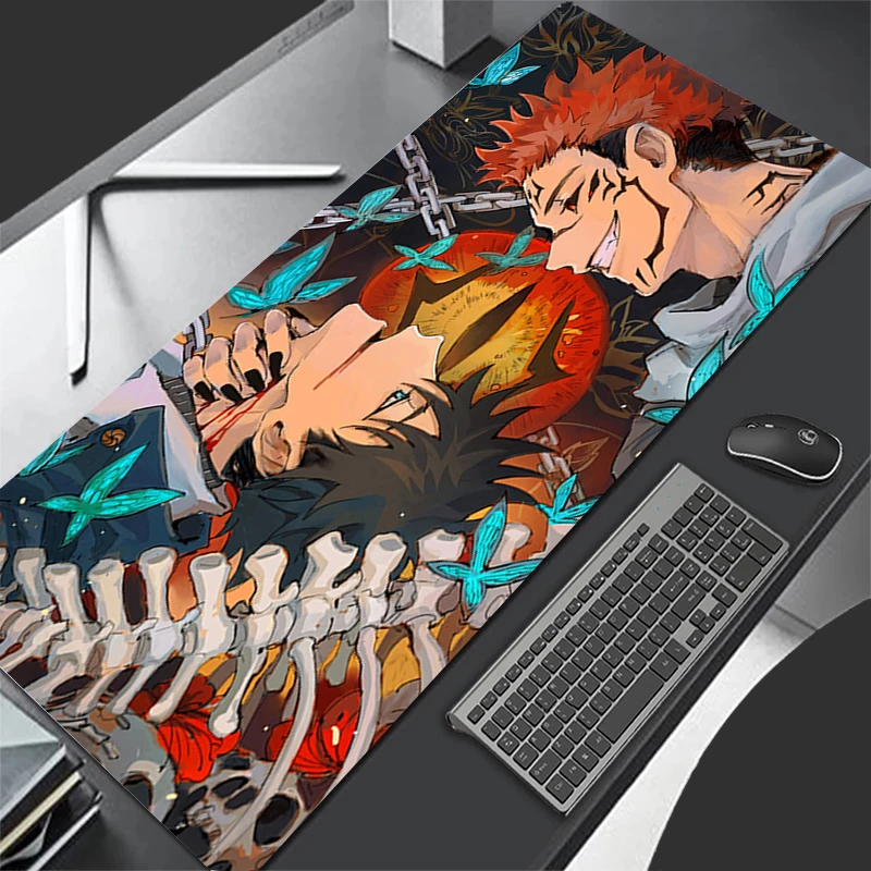 

Mouse Pad jujutsu Kaisen Sukuna Large PC Computer Gamer Kawaii Gaming Accessories XXL Mousepad Keyboard Desk Mat Carpet Table