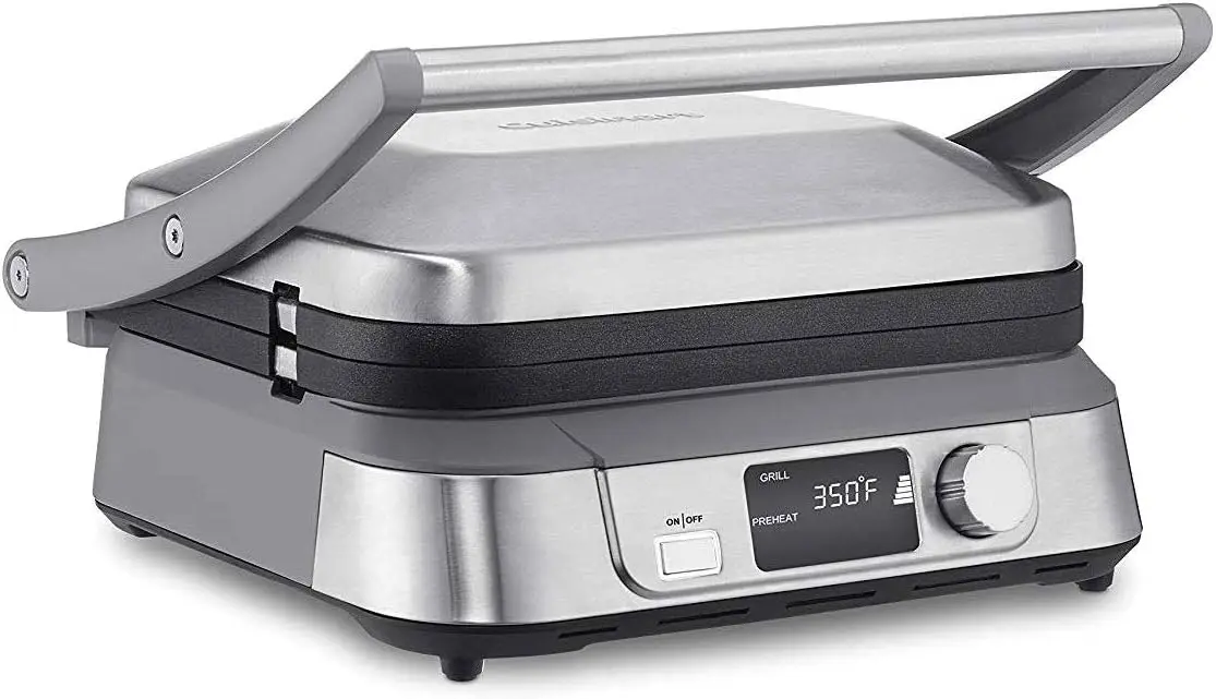 GR-5BP1 Electric Griddler FIVE,Grill Enjoy 5-in-1 Functions,LCD Display,Wide Temperature Range and Sear Function,Stainless Steel