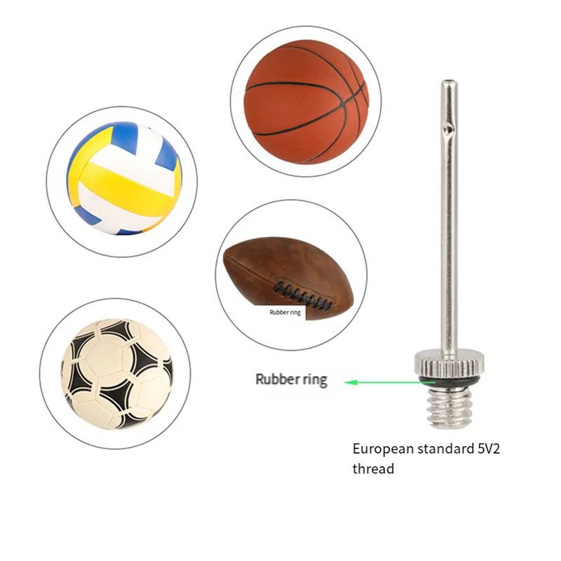 B93B-6PCS Inflatable Needles Basketball Soccer Volleyball Inflatable Needles Balls Universal Needles Pump Accessories