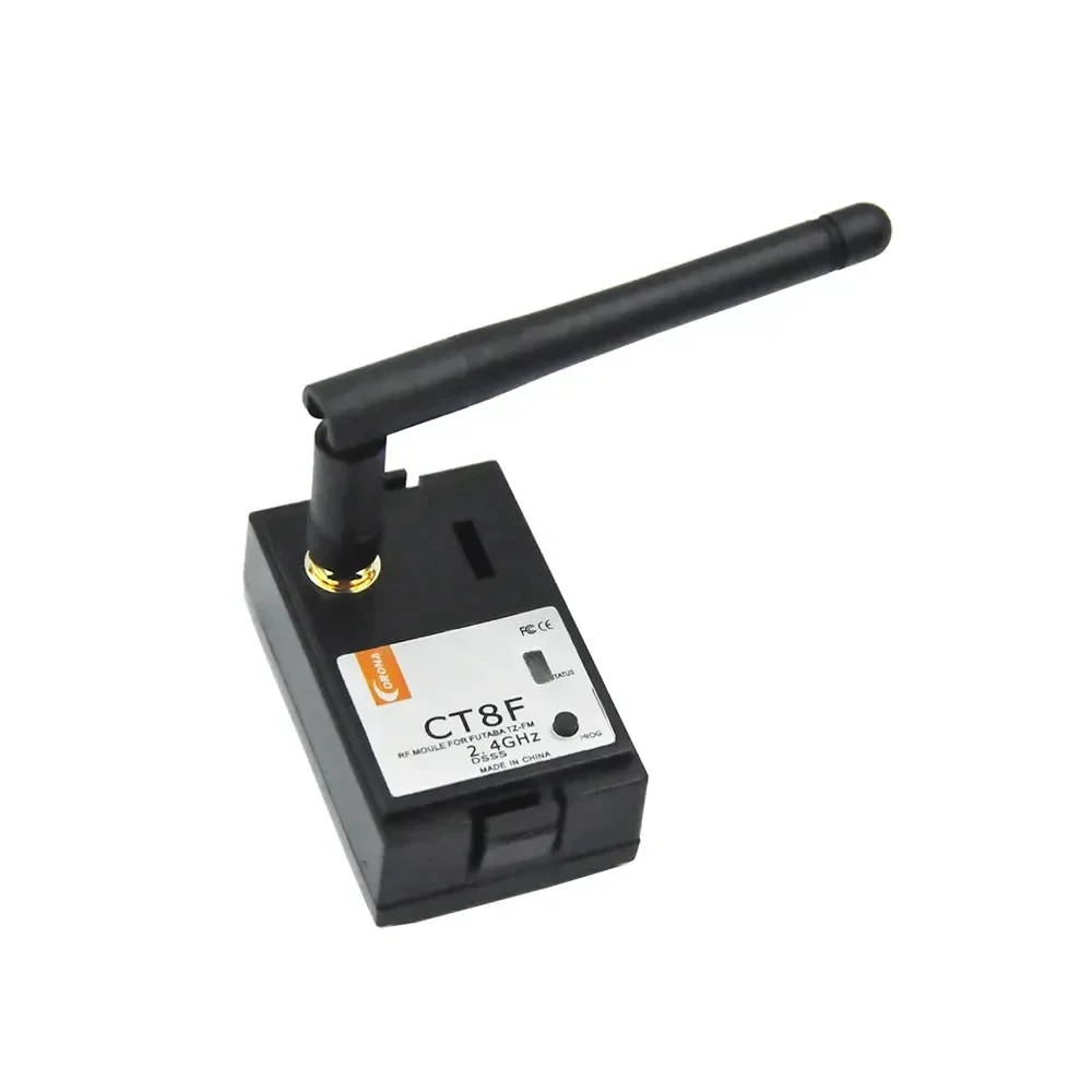 Corona 2.4Ghz Futaba HiTec Module TX RX Combo Kit CR8D and CT8F (V2 DSSS) Convert To System RC Toy Model Transmitter