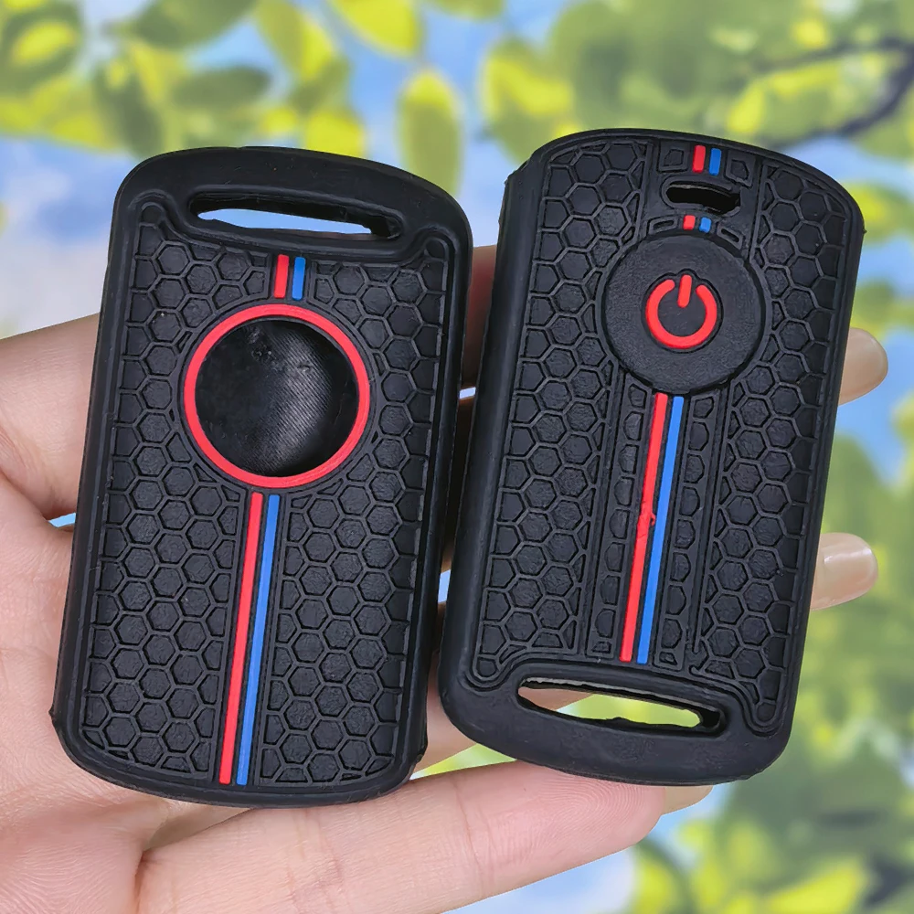 Shock Resistant Honeycomb Texture Key Cover For Yamaha XMax125 250 300 400 Tricity NMAX125 Tmax Tech Max 2020 2021 2022