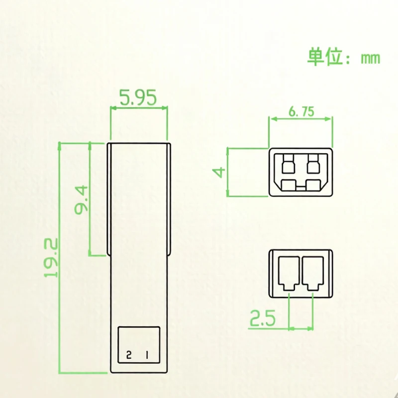 20 Stück männliche und weibliche Steckverbinder, JST-Steckerkabel, DIY 2-poliger Steckverbinder, 2,54 mm Abstand, roter und schwarzer Anschlussdraht, 10 cm/30 cm – Detail 13