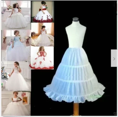 

Новинка! Детская юбка-пышалка для девочек, подвенечная, белая, для свадебного платья (кринолин)