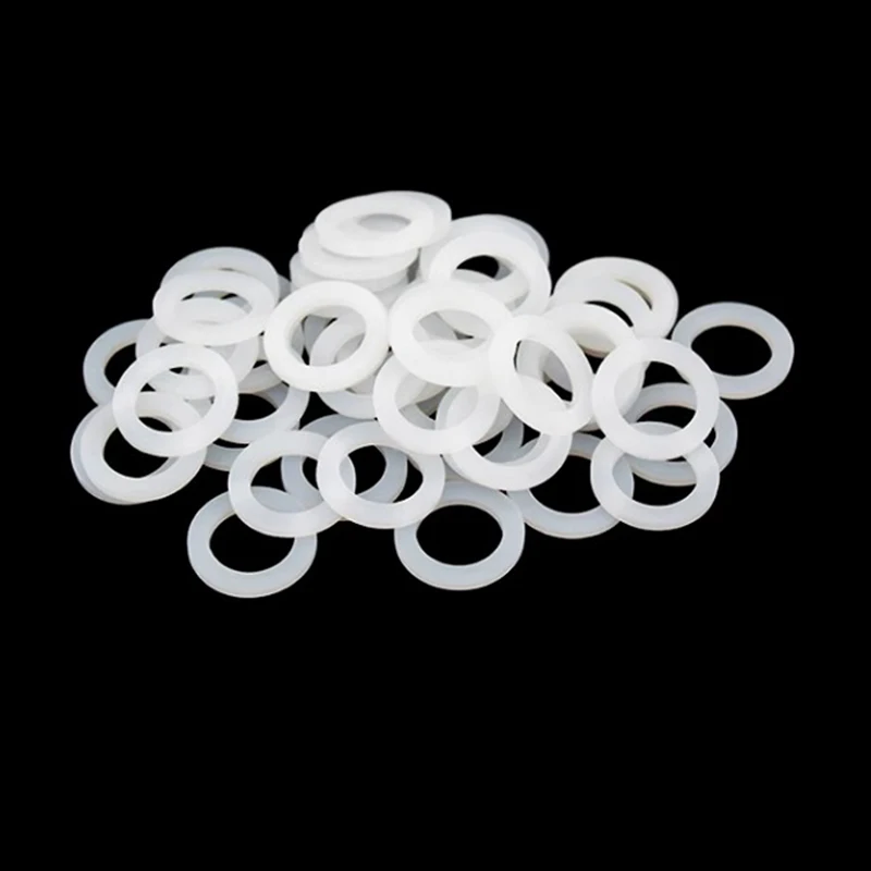 Silicone Gaskets Plastic Flat Washer Sealing 6mm-219mm Flange Gasket CS 3mm