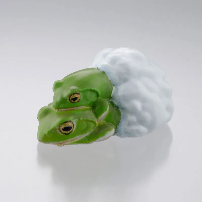 Originale Gashapon Kawaii Cute Anime Rana Caibuensis Agalychnis Callidryas Frog Figure Gachapon Capsule Toys creatività regalo