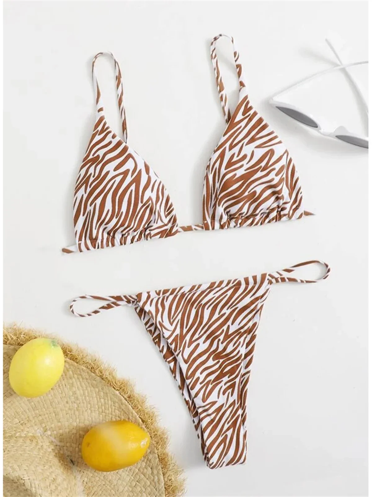 S - XL 7-цветное бикини с принтом зебры, женский купальник, женский купальник, комплект бикини из двух частей, купальный костюм, купальный костюм, K4904