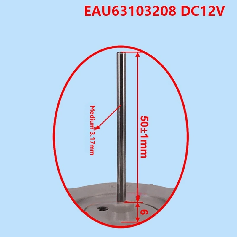 EAU63103208 Refrigerator Evaporator Fan Motor  For  Kenmore Refrigerator Freezer Condenser Fan Motor DC 12V
