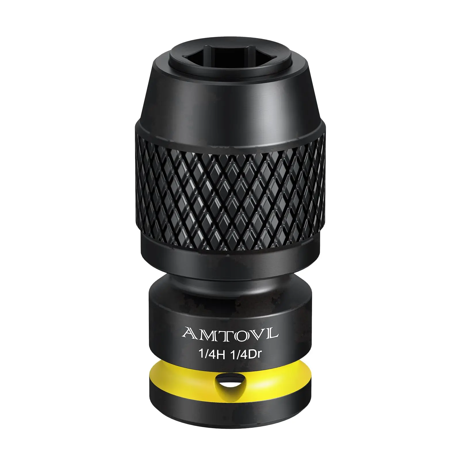 

Адаптер AMTOVL Impact — переходник с шестигранной головкой 1/4 дюйма на гнездо 1/2 дюйма, адаптер для шестигранной головки 1/4, 3/8 дюйма на 1/4 дюйма