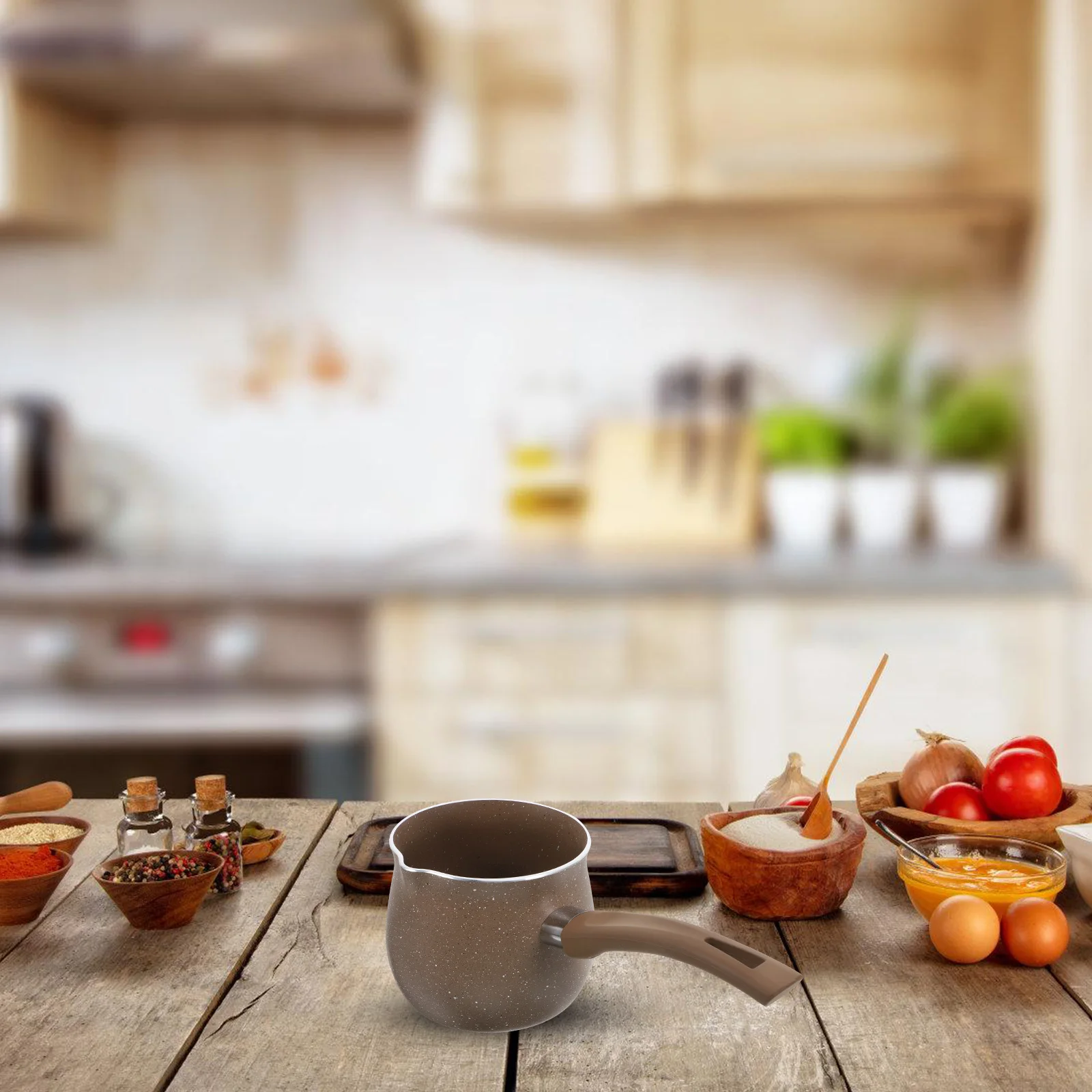 

Mini Saucepan For Stove Non-Stick Milk Warmer Pot Coffee Tea Brewer Chocolate Melting Baby Food Cookware Kitchen Cooking