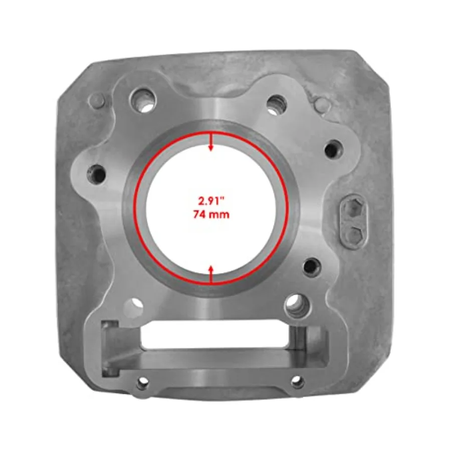 اسطوانة مع جوانات حلقات مكبس أورينج متوافقة مع هوندا بيج ريد 250 ATC250ES ATC250SX 19851987 FourTrax 250 TRX2 #2