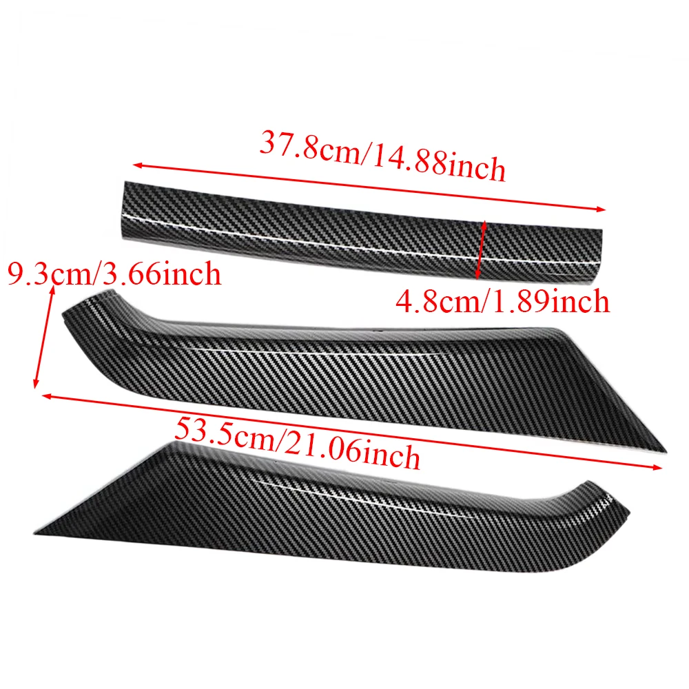 3pcs Front Grille Frame Cover Trim Car accessories for Nissan Altima 2019-2024