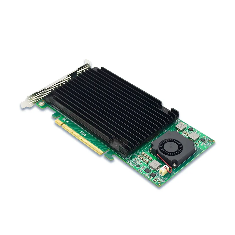 Imagem -05 - Cartão Adaptador Quad M.2 Nvme Ssd Pcie X16 Plx 8747 Pci Express 3.0x16 Mudar para Portas M.2 Stc Pe31624i