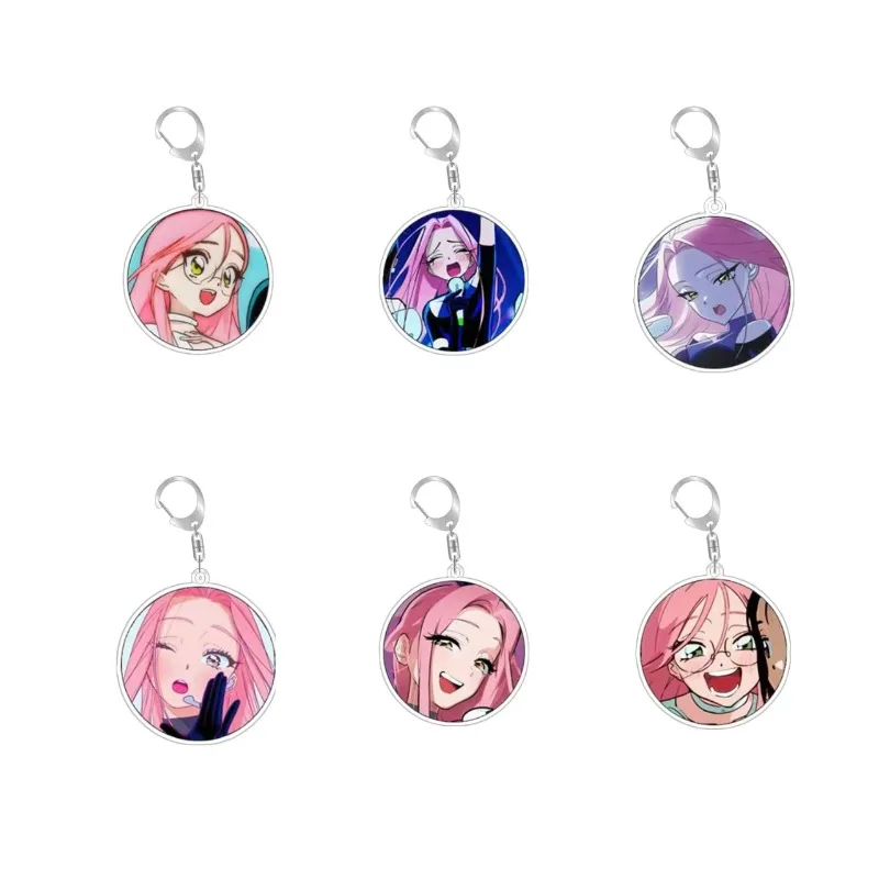 

Брелок для ключей Alien Stage Mizi Pink Charm Vibe, подвеска для сумки, модный аксессуар, милый подарок для любителей аниме