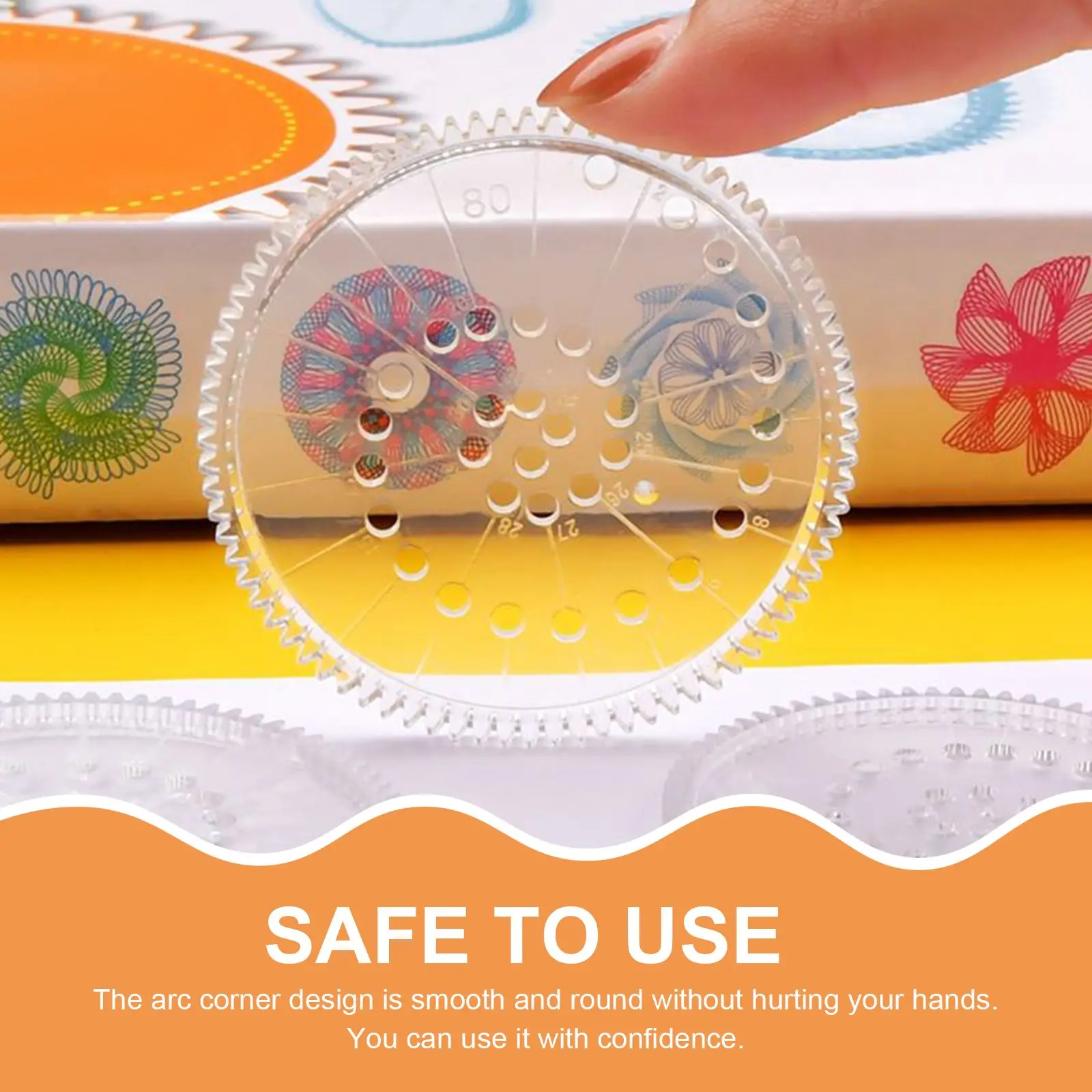 Drawing Template Set Multifunctional Painting Kit Colorful Ruler Toys Creative Educational Craft Tool Student Graphics