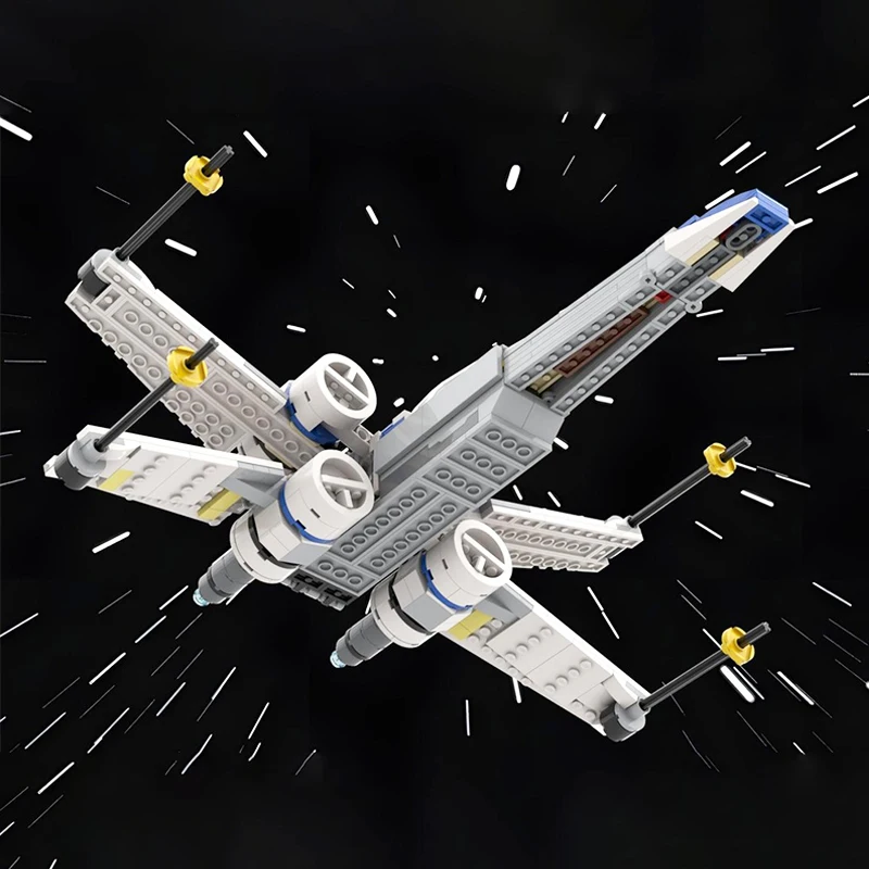 MOC-226402 espaço guerra batalha avião blocos de construção técnicos equipamentos montagem modelo tijolos brinquedos para adultos 496 peças ﻿