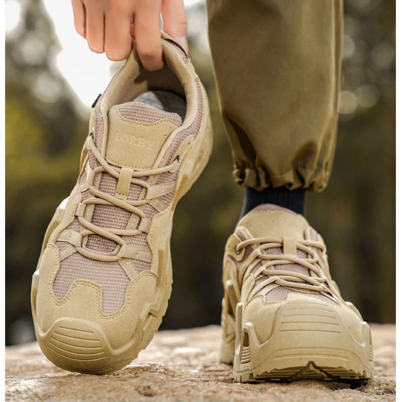 

Мужские походные кроссовки на шнуровке, однотонные, больших размеров, модные, с дышащим сетчатым верхом, на плоской подошве, низкие, спортивные