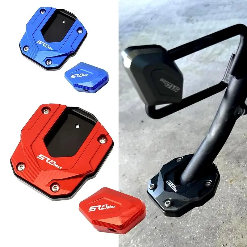 

For Loncin Voge SR4 MAX SR4MAX 2022 2023Motorcycle CNC Side Stand Kickstand Enlarged Plate Support Plate VOGE sr4max Accessories