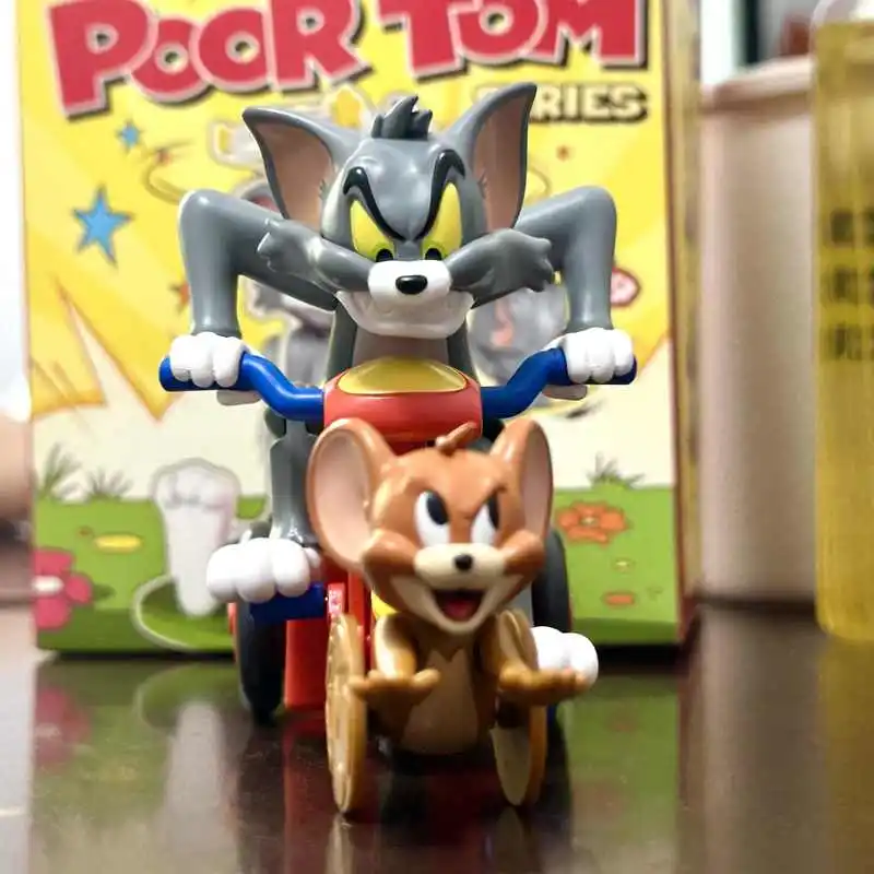 2024 52toys New Tom And Jerry Anime Figure Poor Tom Series Blind Box Tom And Jerry Mystery Box Room Decoration Birthday Gift