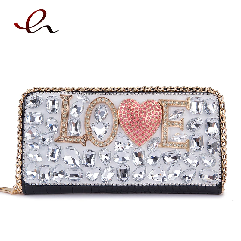 

Colorful Flowers Diamond Wallets for Women Long Clutch Wallet Large Female Purse Ladies Pocket Card Holder Designer Coin Pouch