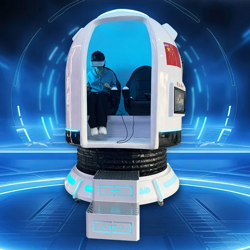 Manufacturer's 9D VR Cinema Virtual Reality Space Capsule 2 Seats Home Use PC Flying Simulator Fun Flying Capsule VR Machine