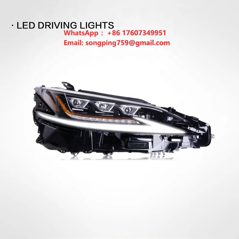 Full Triple Beams ES350 LED Car Light 2018-2021 Headlamp for Lexus ES450 LED Headlight Assembly