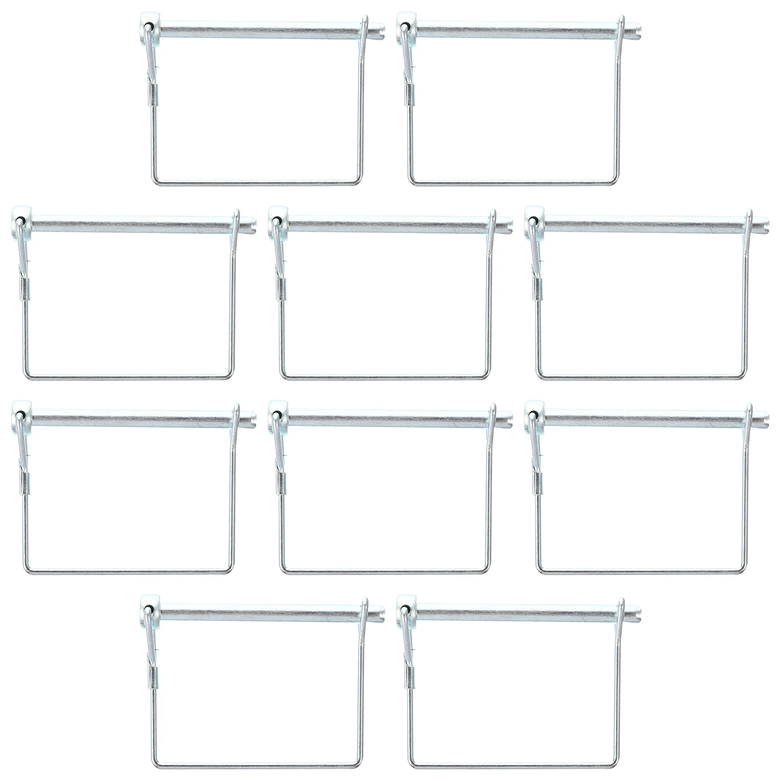 

10 Pcs Carbon Steel Locking High Hardness Anti Rust Trailer Coupler Hitch Receiver Farm Garden Shaft Lawn Accessories