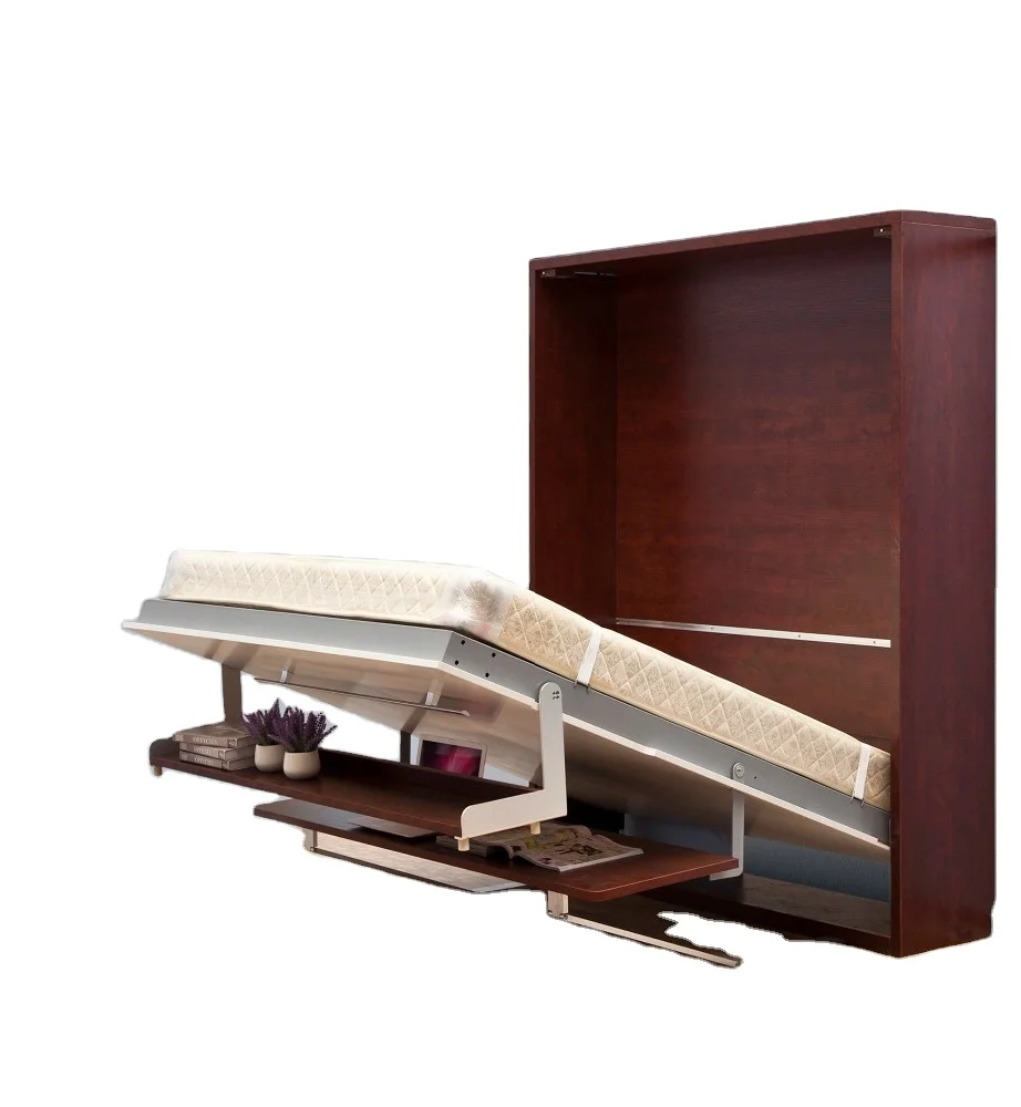 

Multifunction Save Space Smart Furniture Hidden Folding Wood Wall Bed Murphy Beds