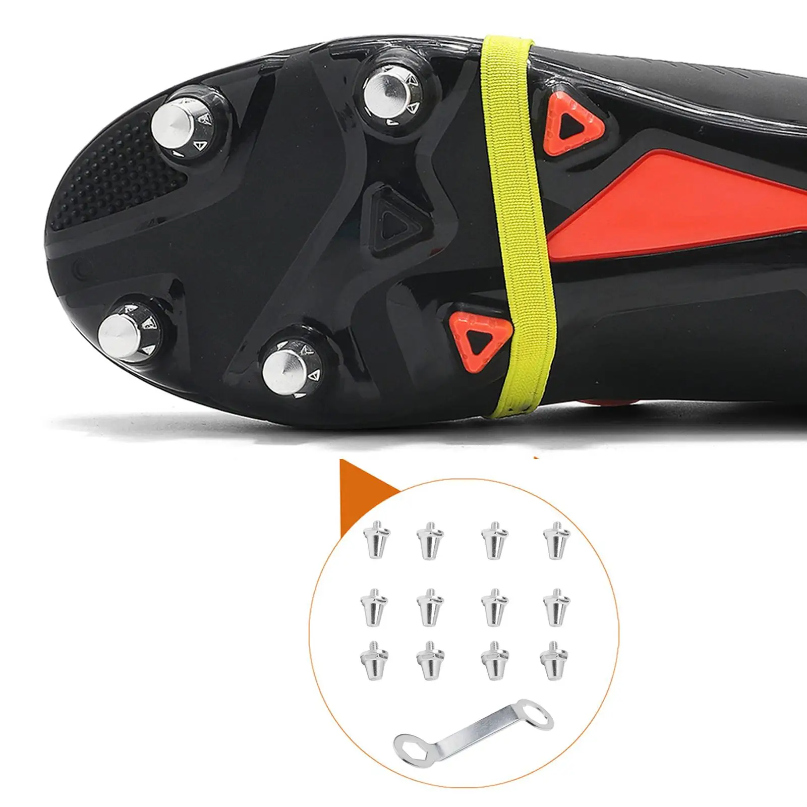 

Шпильки для спортивных футбольных кроссовок, сменные шипы, комплект бутсов из алюминиевого сплава с инструментом для футбольных тренировок и игр