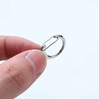 10/20/50/100pcs D Snap Hook Keychain Rings Bulk with Open Jump Ring & Connector for Keychain and Sewing Making Supplies DIY 4