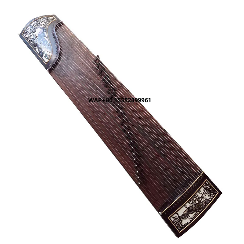 Guzheng Ebony Series Guzheng Peacock Colorful Shell Model 163cm Musical Instrument Guzheng