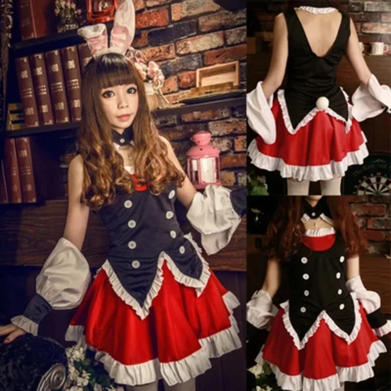 

A Litter Of Bears Are -tachi going to be dried from Isekai Kuro Usagi /Mondaiji Cosplay Costume Bunny Maid CO 2025 New