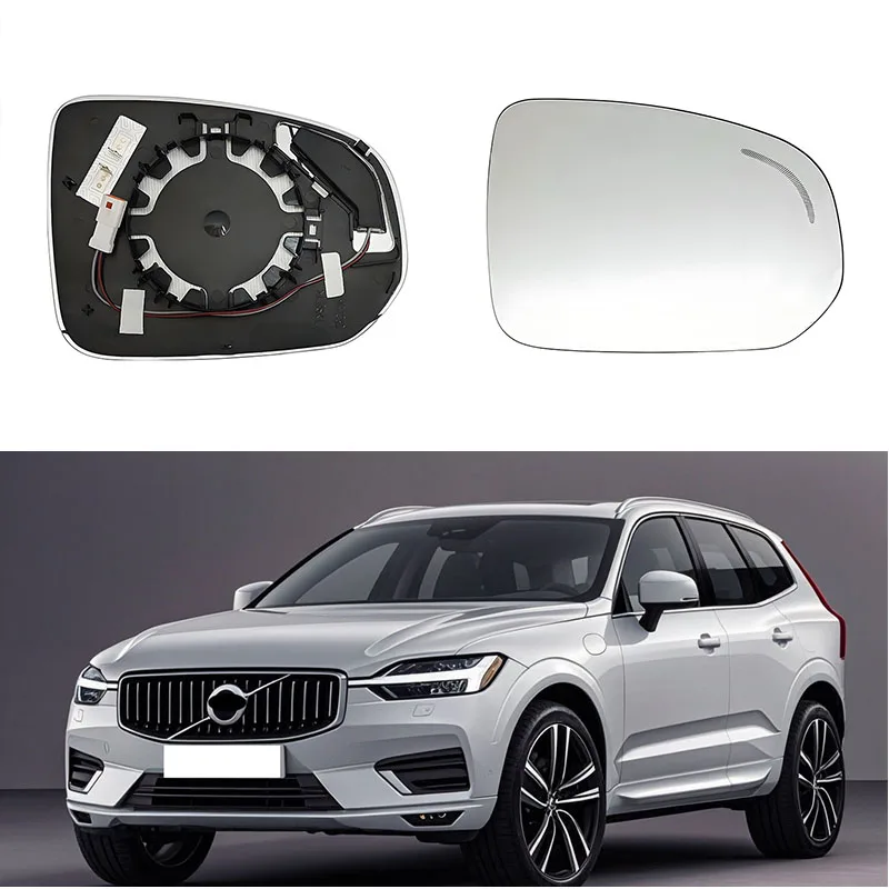 

Blind spot rearview mirror applicable to Volvo XC60 V90 side mirror, rearview mirror lens, warning mirror lens
