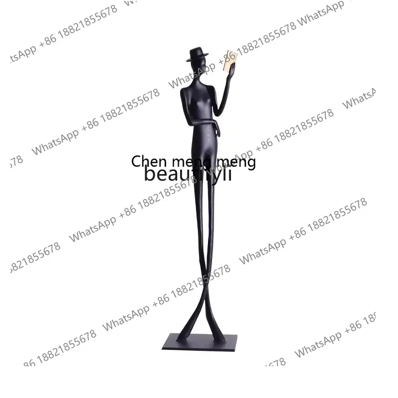 

cc1820R Modern abstract floor-to-ceiling sculptures, reading characters, decorative large ornaments, living room entrances, deco