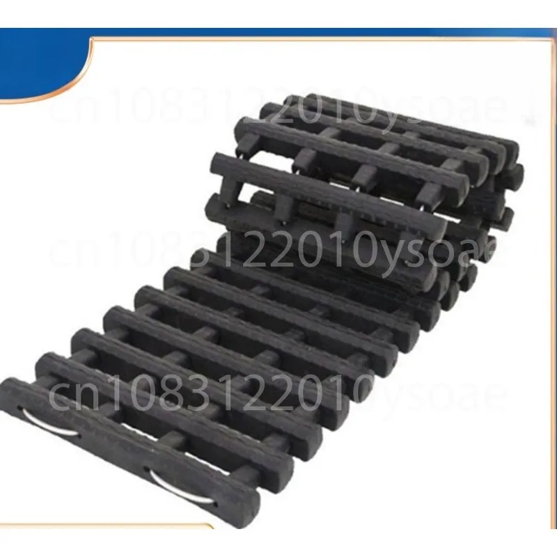 

Track anti-skid release plate adjustable length rubber pad