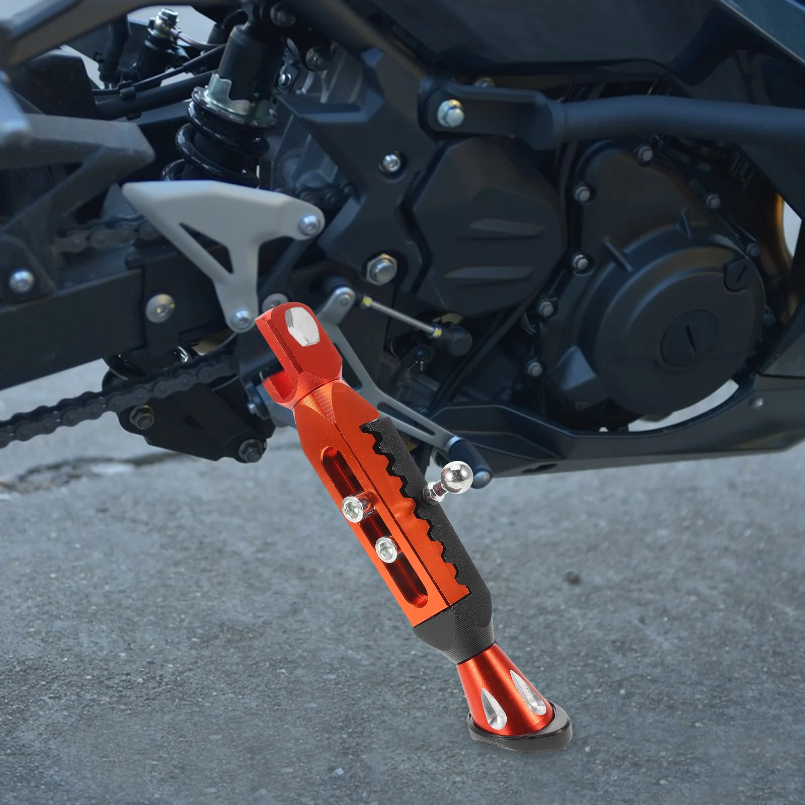 

Electric Motorcycle Side Bracket Kickstand Adjustable Aluminum Alloy Bike Support Stand For Scooter Parts Portable