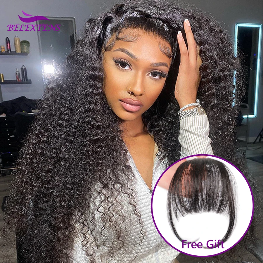 22 24 26 inch Glueless Deep Wave Frontal Wig Human Hair 4x4 Ready to Wear Lace Pre Cut Wig No Glue Lace Front Wigs for Women