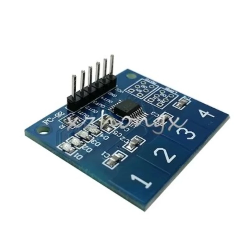 Straight Needle 4 TTP224 Capacitive Touch Switch 4key  Button Digital  Sensor Clearance