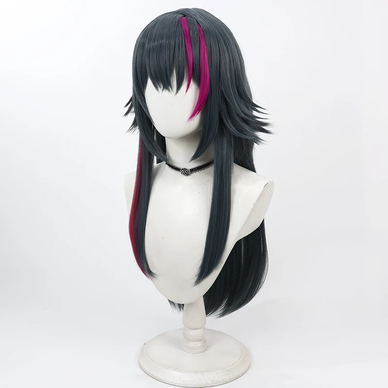 Peluca de Cosplay de Anime The Idolmaster: School Idol Festival Temari Tsukimura, accesorios para fiesta de Carnaval y Halloween, pelo sintético + gorro de peluca