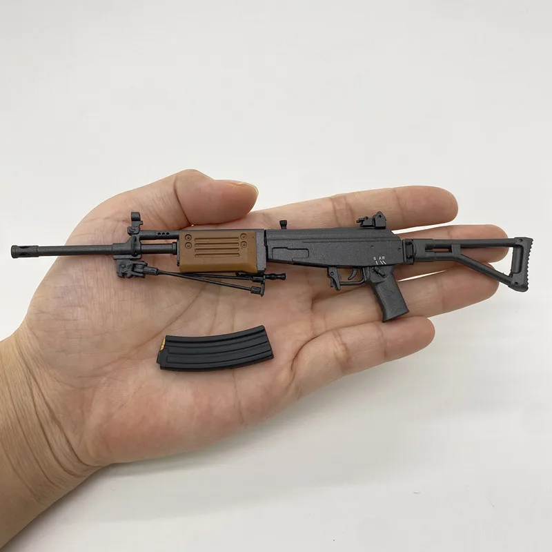 Maßstab 1:6 Israelisches Galil-Assault-Gewehre, Waffenmodell aus Kunststoff für 12-Zoll-Actionfiguren, Militärzubehör-Kollektion