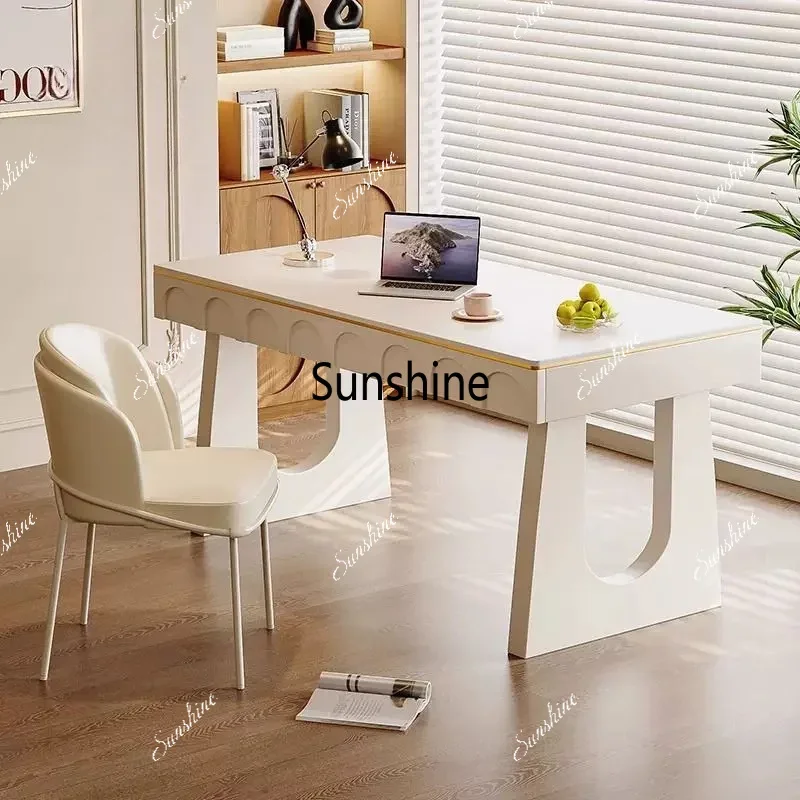 Light luxury modern simple desk living room large desk computer deskTJ